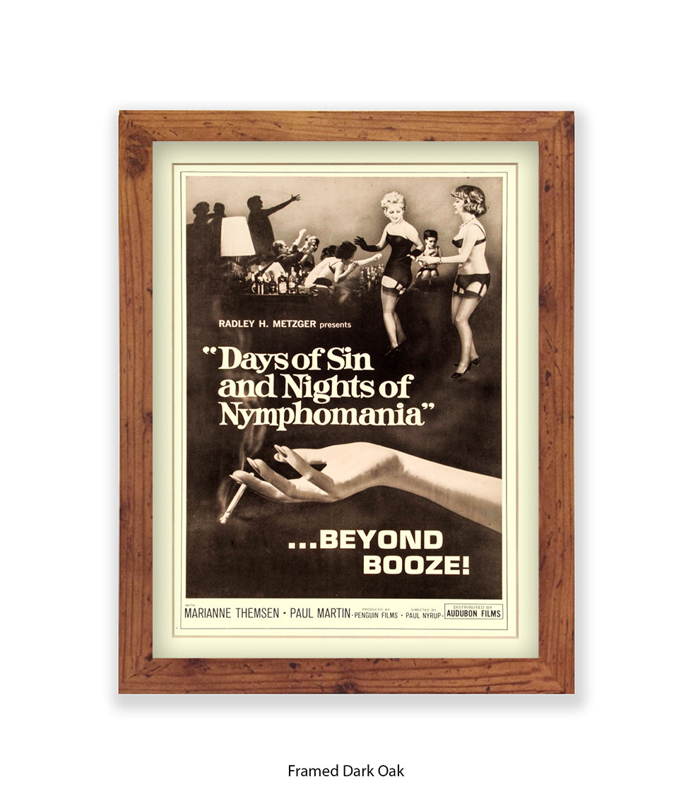 Days Of Sin & Nights Of Nymphomania Art Print