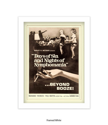 Days Of Sin & Nights Of Nymphomania Art Print