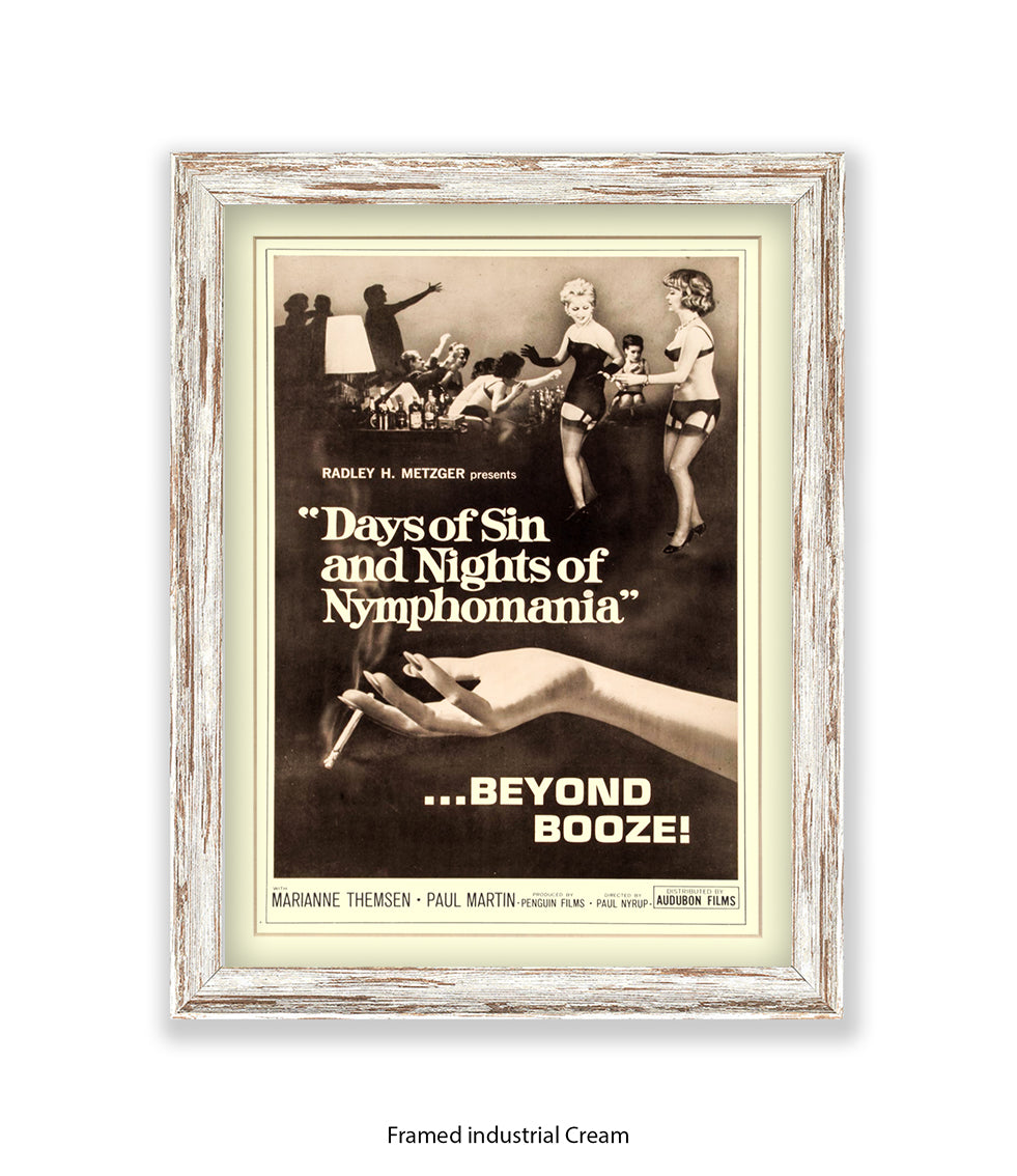 Days Of Sin & Nights Of Nymphomania Art Print