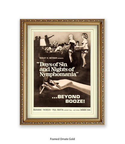 Days Of Sin & Nights Of Nymphomania Art Print