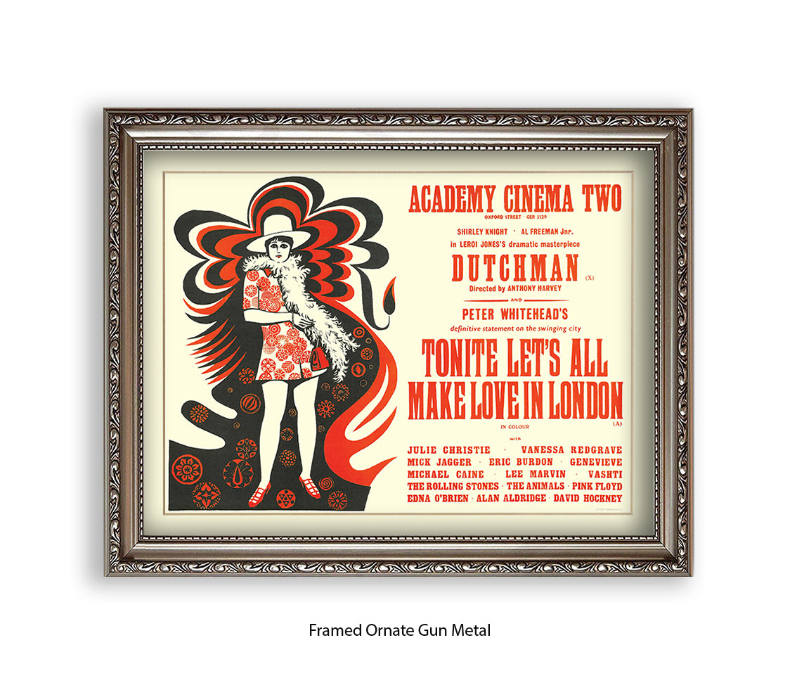 Dutchman Lets All Make Love In London Art Print
