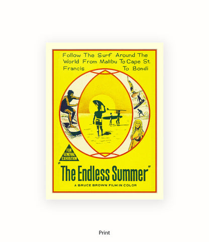 Endless Summer Follw The Surf Art Print