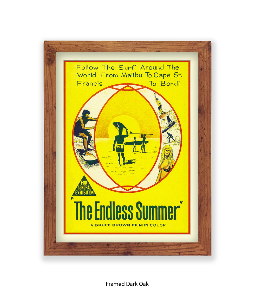 Endless Summer Follw The Surf Art Print