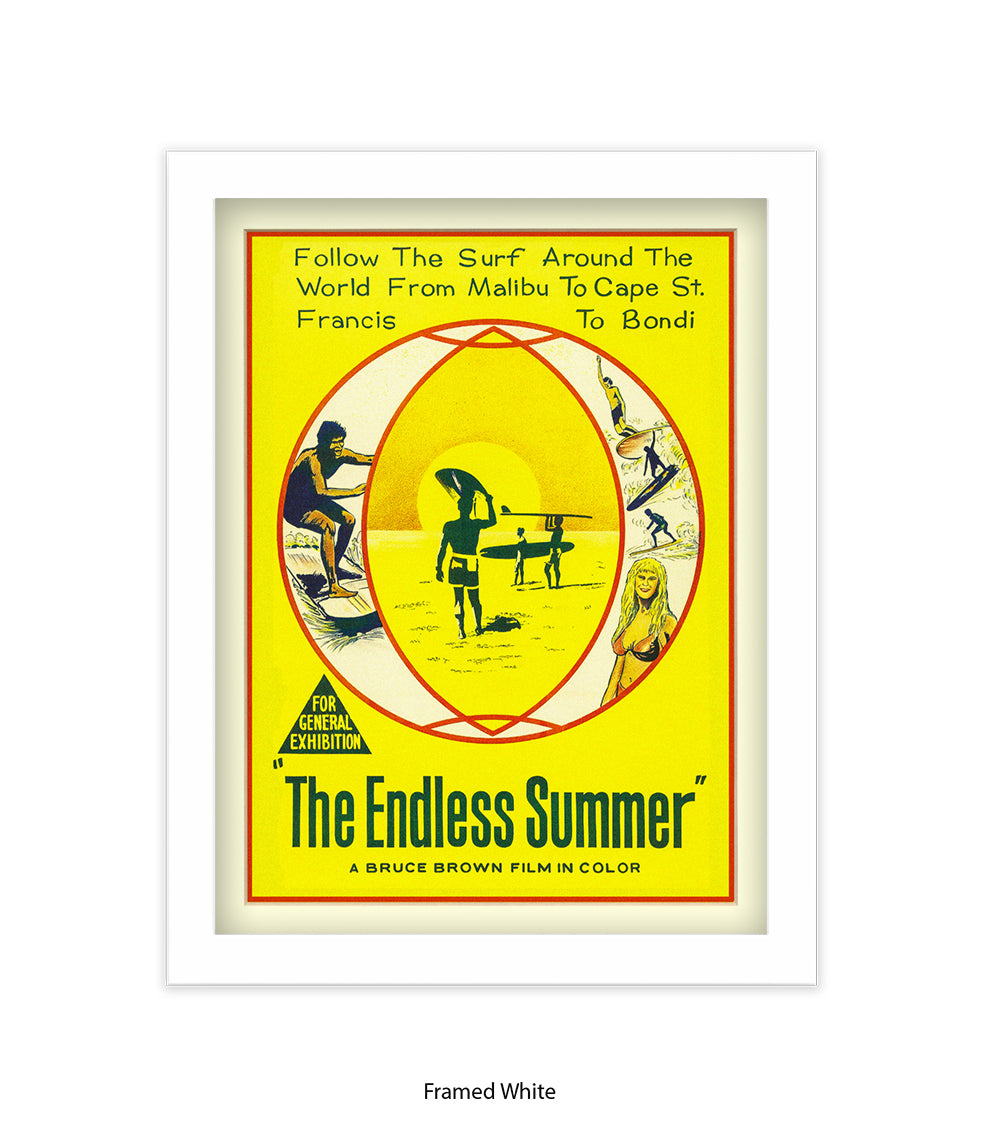 Endless Summer Follw The Surf Art Print