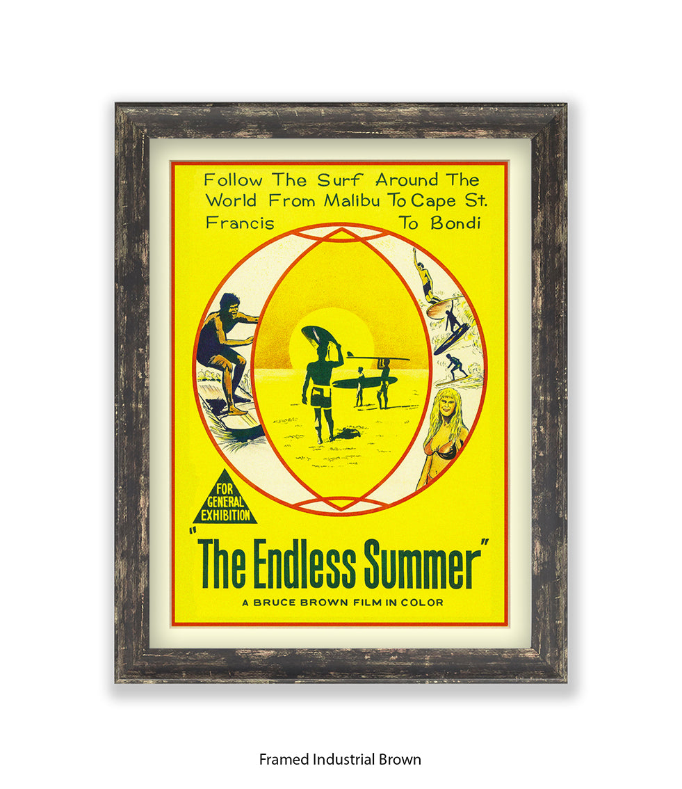 Endless Summer Follw The Surf Art Print