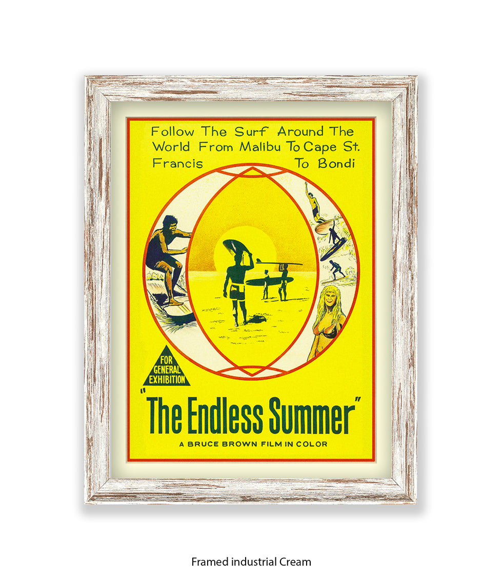 Endless Summer Follw The Surf Art Print