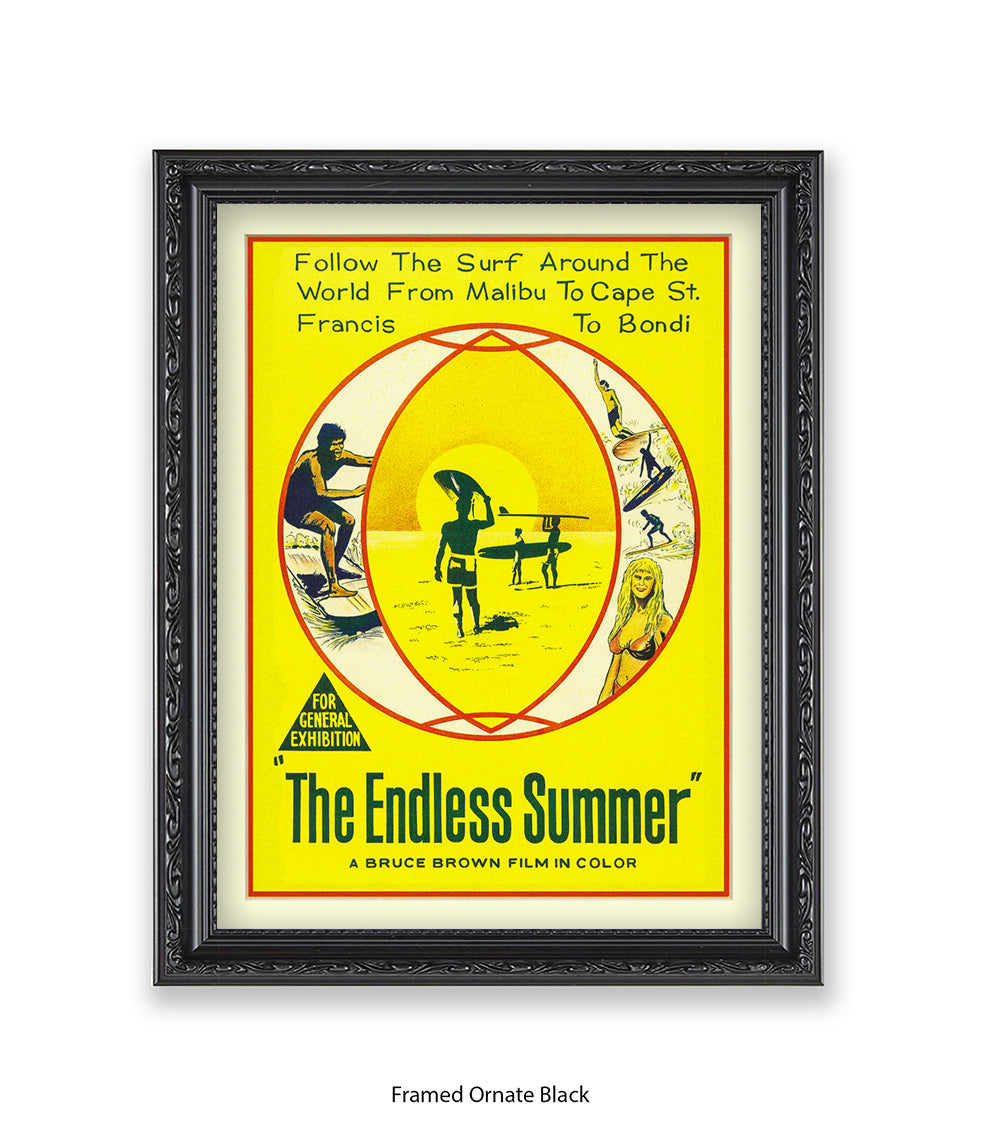 Endless Summer Follw The Surf Art Print