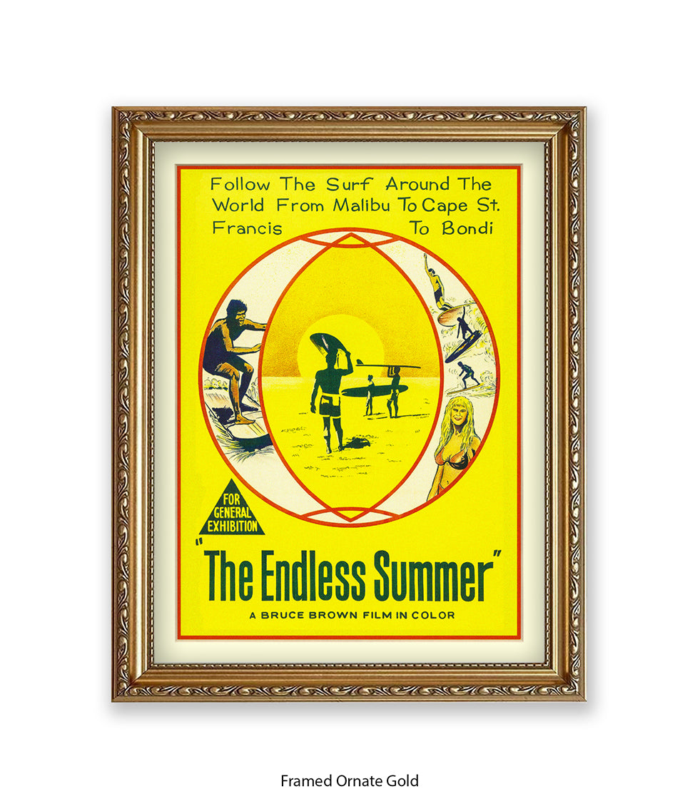 Endless Summer Follw The Surf Art Print