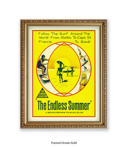 Endless Summer Follw The Surf Art Print