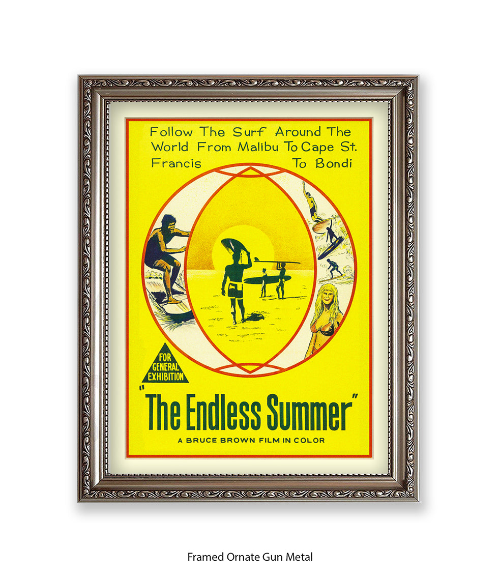 Endless Summer Follw The Surf Art Print