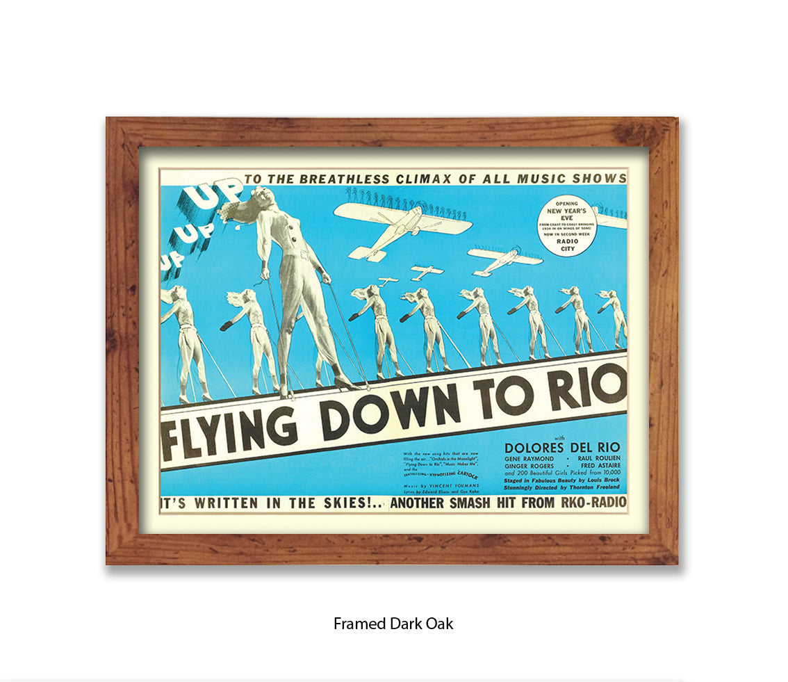 Flying Down To Rio Art Print
