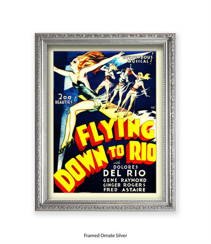 Flying Down To Rio - Vertical - Art Print