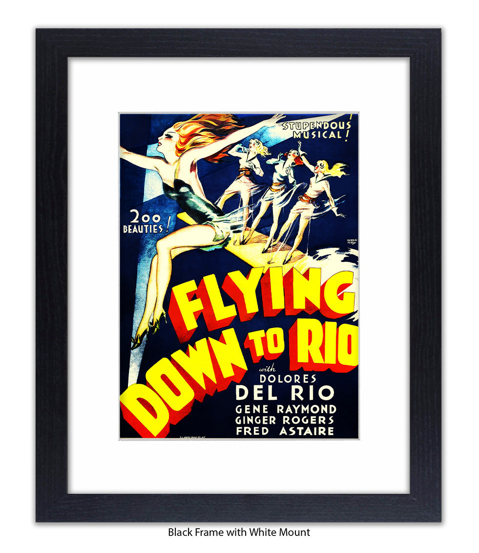 Flying Down To Rio - Vertical - Art Print