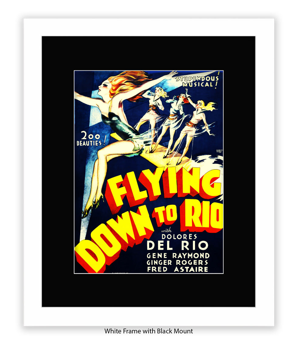 Flying Down To Rio - Vertical - Art Print