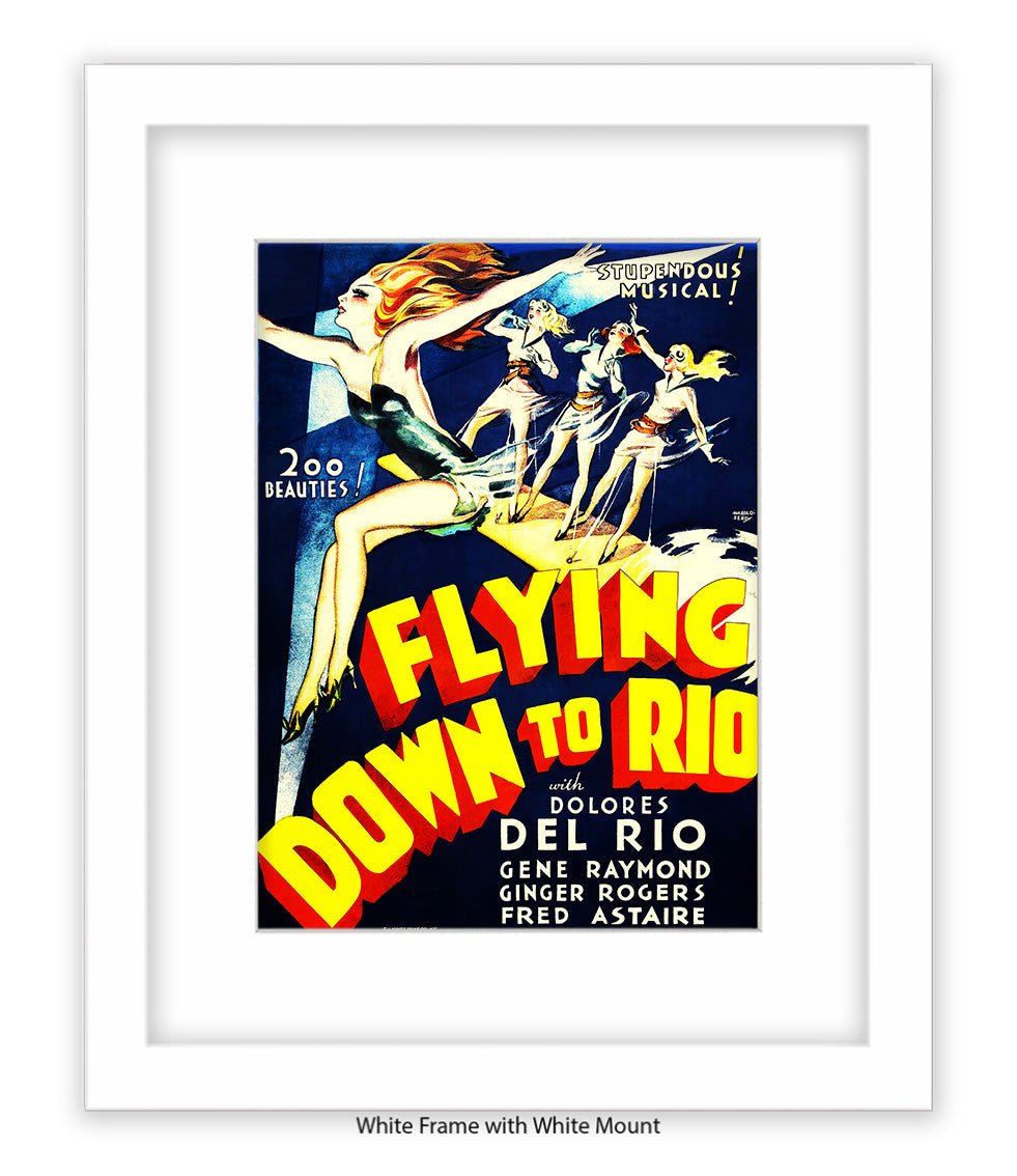 Flying Down To Rio - Vertical - Art Print