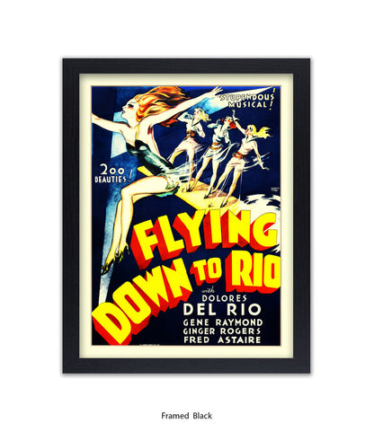 Flying Down To Rio - Vertical - Art Print