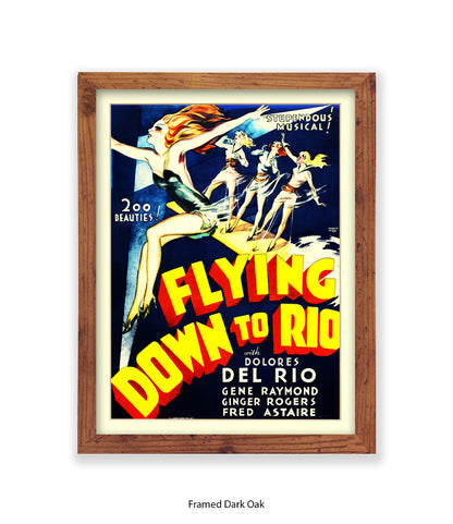 Flying Down To Rio - Vertical - Art Print