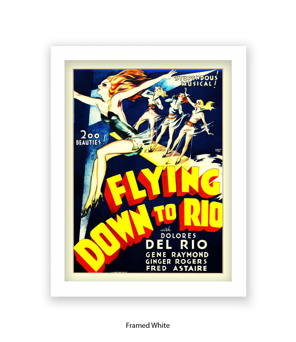 Flying Down To Rio - Vertical - Art Print