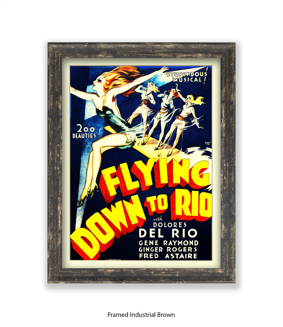 Flying Down To Rio - Vertical - Art Print