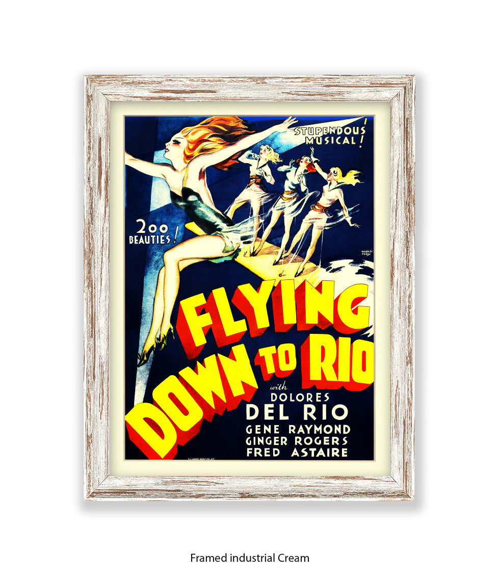 Flying Down To Rio - Vertical - Art Print