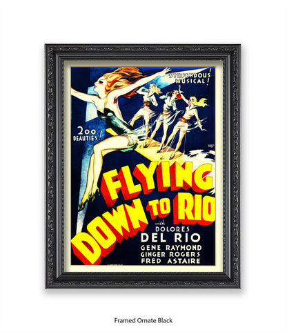 Flying Down To Rio - Vertical - Art Print