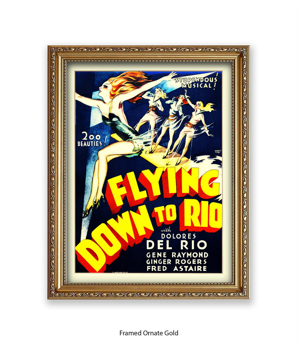 Flying Down To Rio - Vertical - Art Print