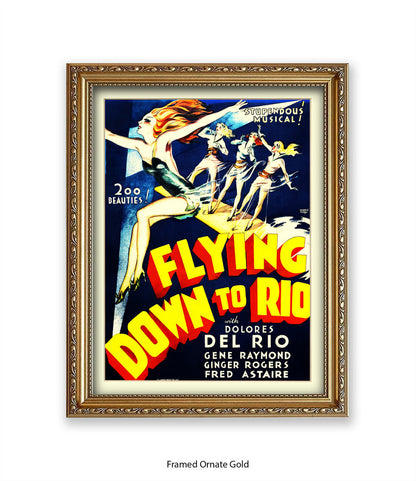 Flying Down To Rio - Vertical - Art Print