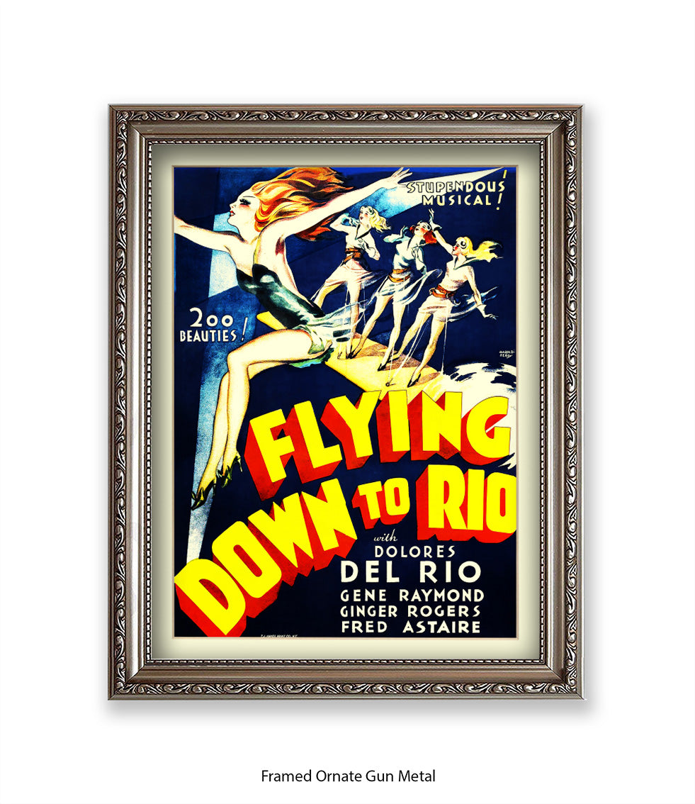 Flying Down To Rio - Vertical - Art Print