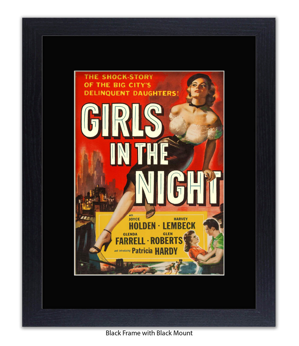 Girls In The Night - Art Print