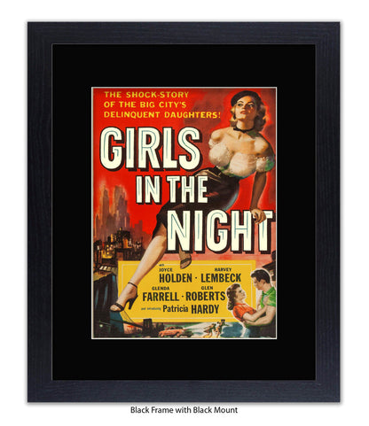 Girls In The Night - Art Print
