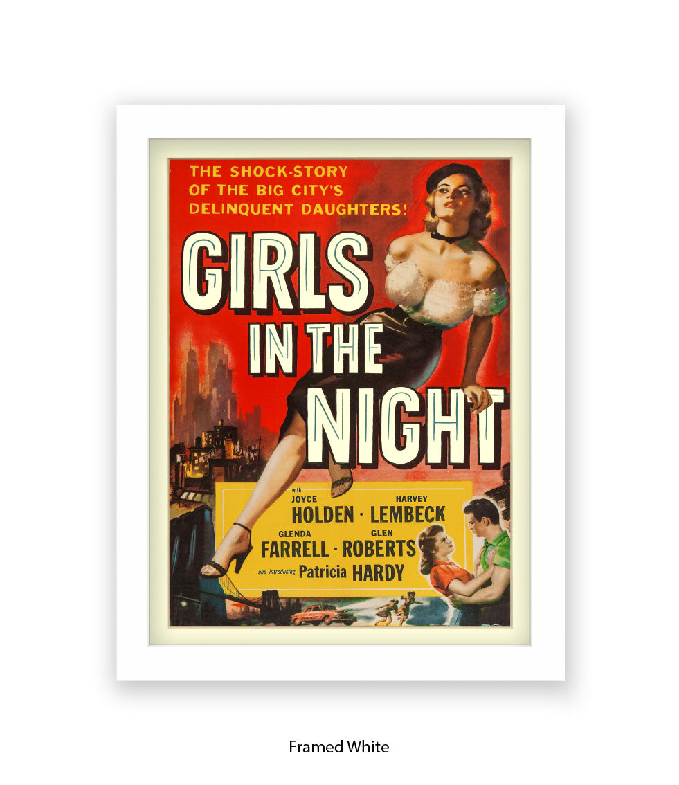 Girls In The Night - Art Print