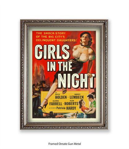 Girls In The Night - Art Print