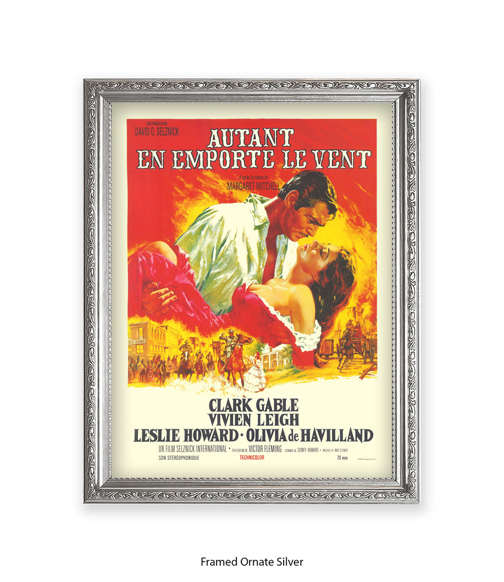 Gone With The Wind French Art Print