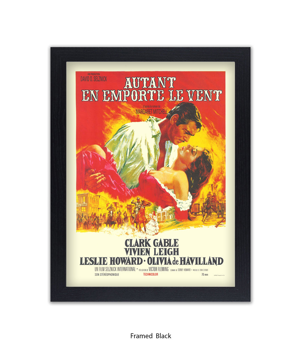 Gone With The Wind French Art Print