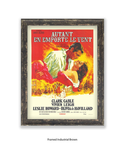 Gone With The Wind French Art Print