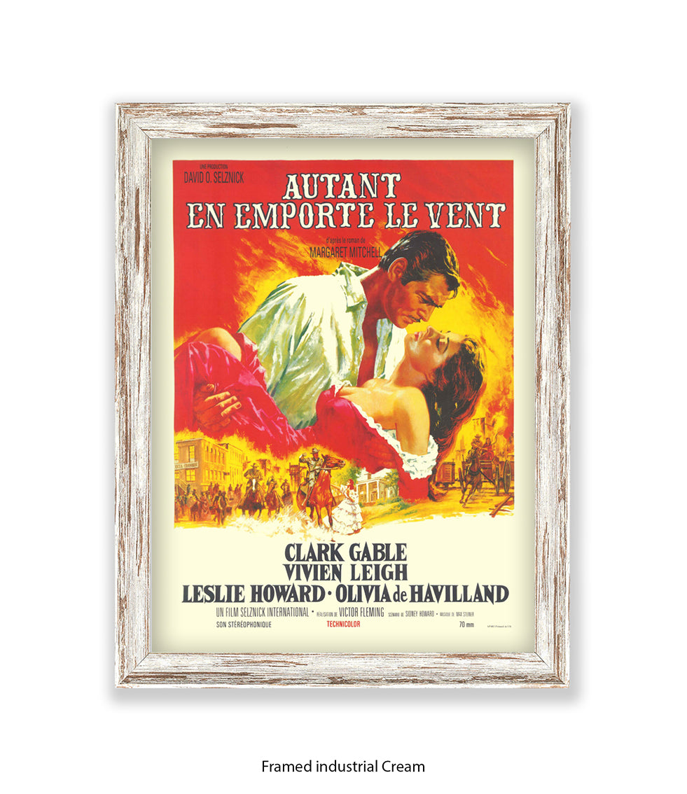 Gone With The Wind French Art Print
