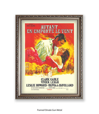 Gone With The Wind French Art Print