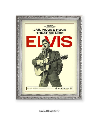 Jail House Rock Treat Me Nice Art Print