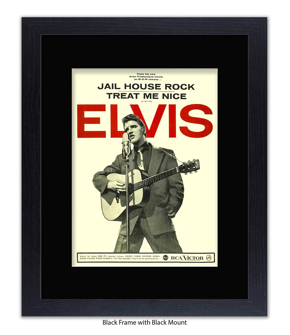 Jail House Rock Treat Me Nice Art Print