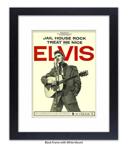 Jail House Rock Treat Me Nice Art Print