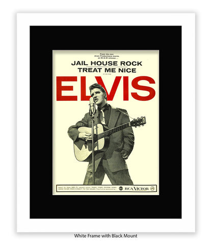 Jail House Rock Treat Me Nice Art Print