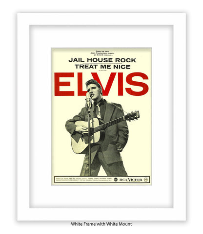 Jail House Rock Treat Me Nice Art Print