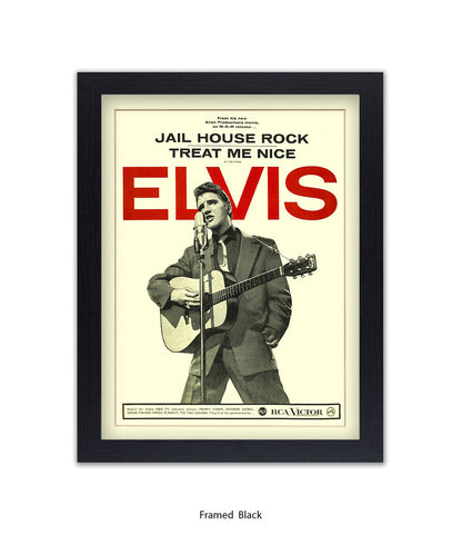 Jail House Rock Treat Me Nice Art Print