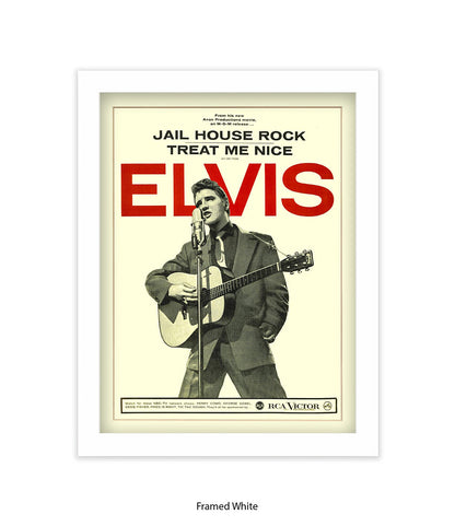 Jail House Rock Treat Me Nice Art Print
