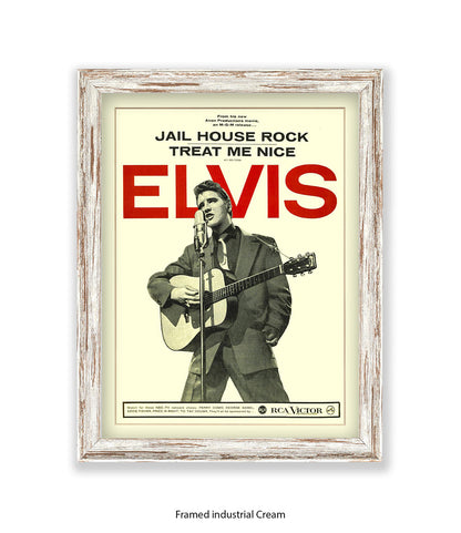 Jail House Rock Treat Me Nice Art Print