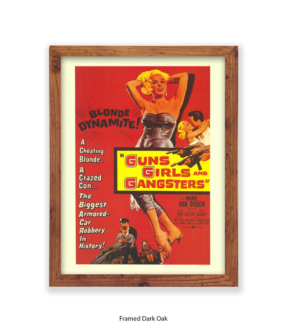 Guns, Girls & Gangsters - Art Print