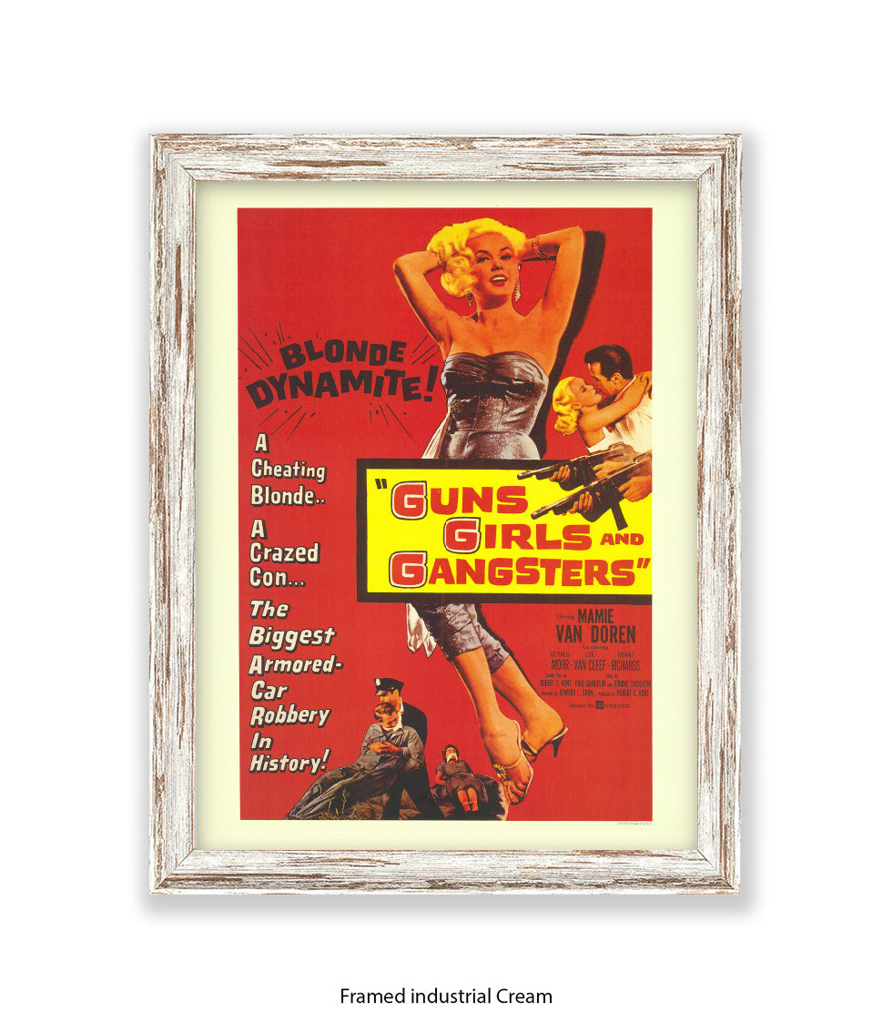 Guns, Girls & Gangsters - Art Print