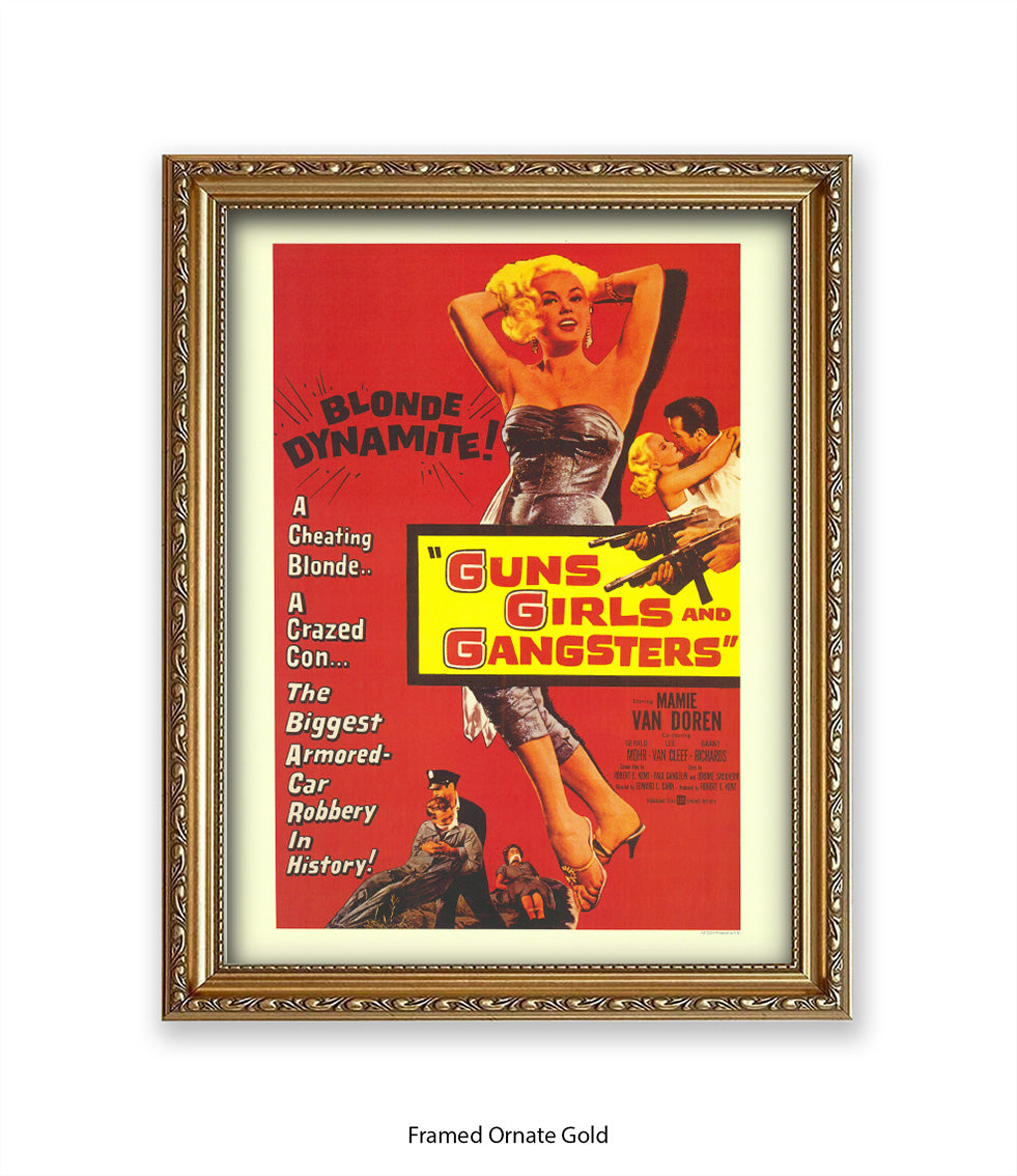 Guns, Girls & Gangsters - Art Print