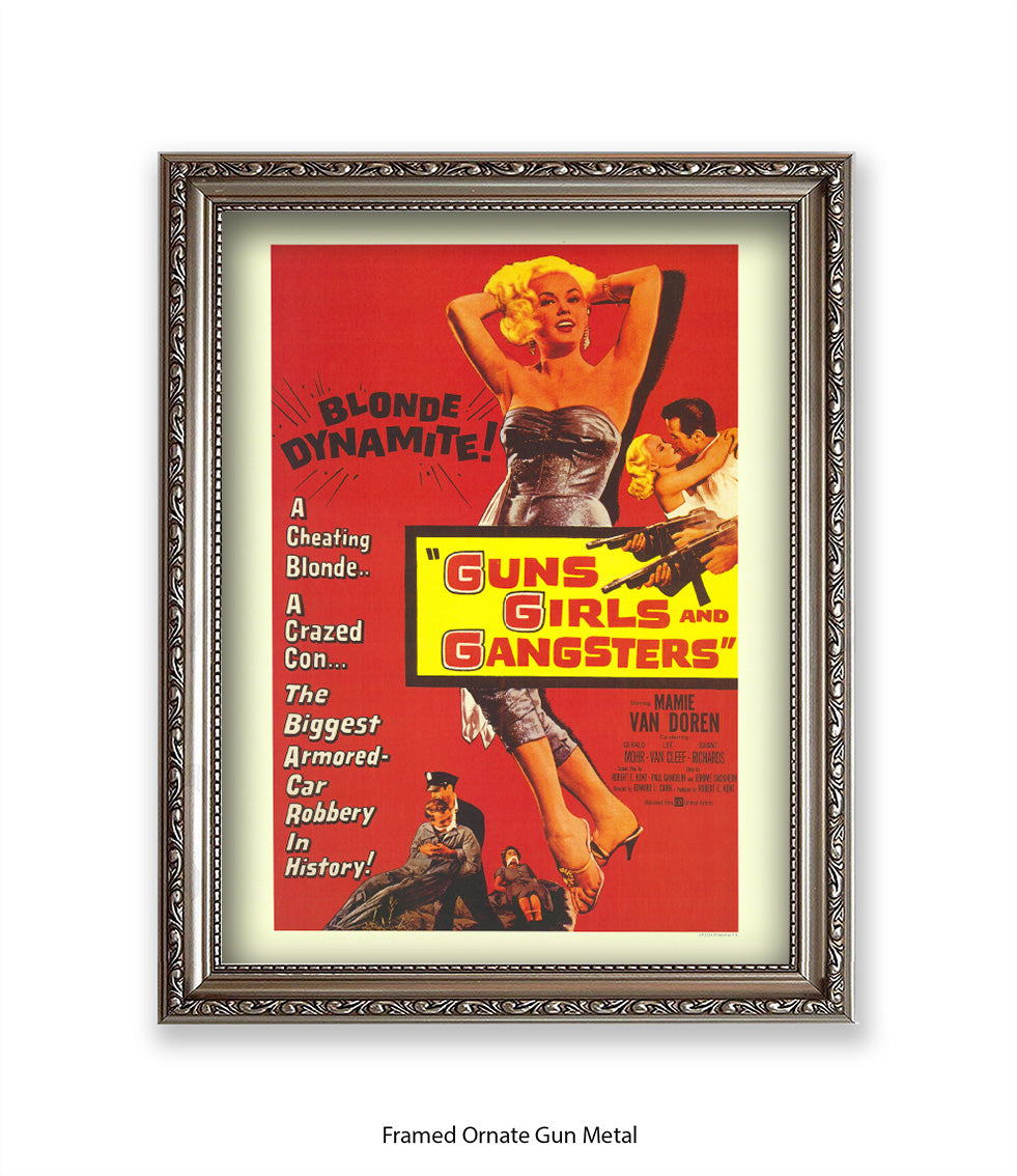 Guns, Girls & Gangsters - Art Print