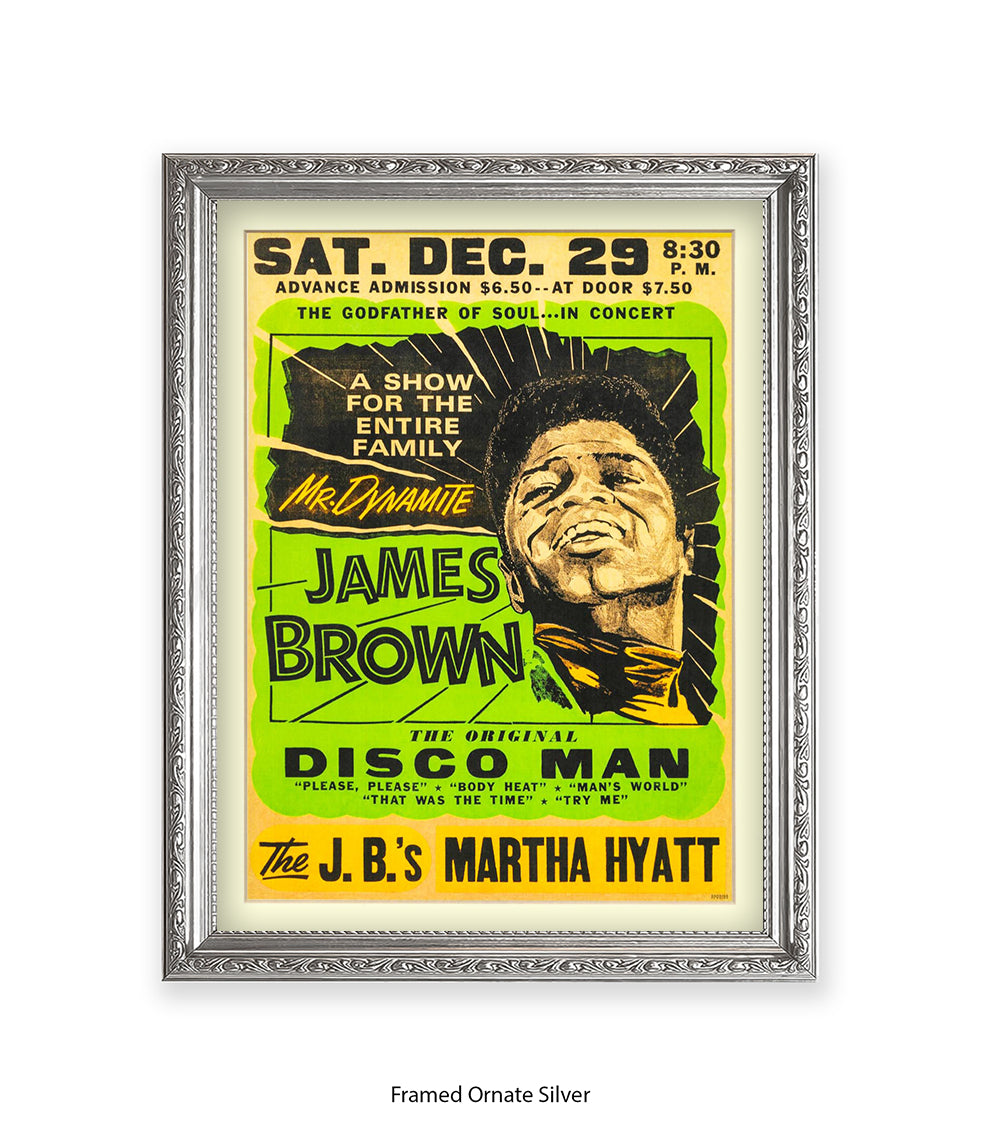 James Brown The Original Disco Man Art Print